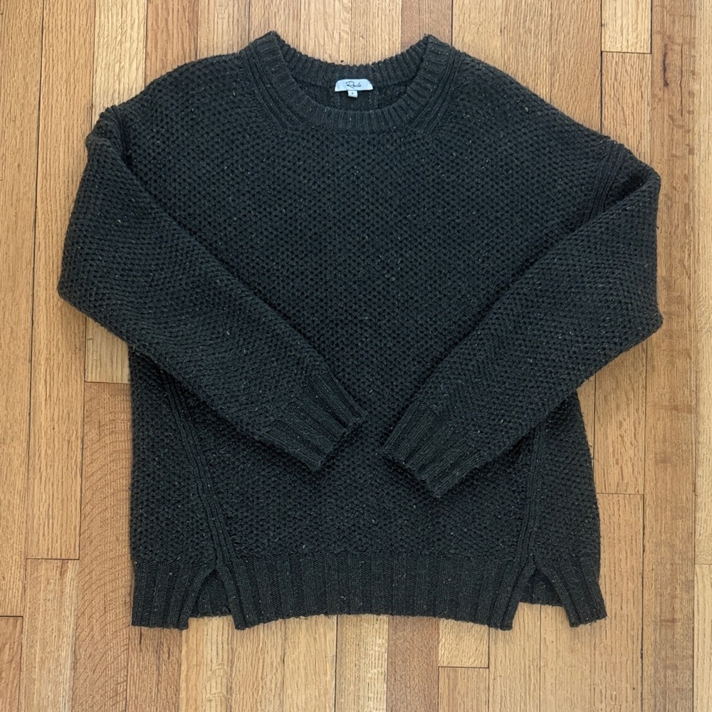 Rails Dillon Olive Chunky Knit Sweater Small Cozy Fall Pullover Women’s Small